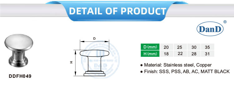Boutons de tiroir de cuisine