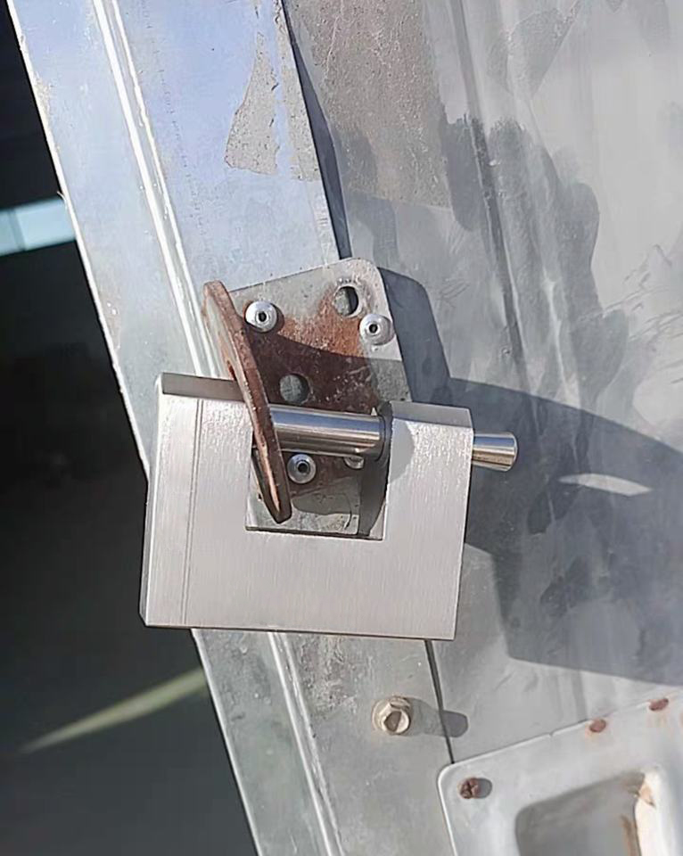 Verrouillage de porte de sécurité de haute qualité Calangle en acier inoxydable pour entrepôt Garage-DDPL008
