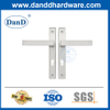 Poignée de porte en aluminium en acier inoxydable avec plaque pour cadre étroit-ddp002