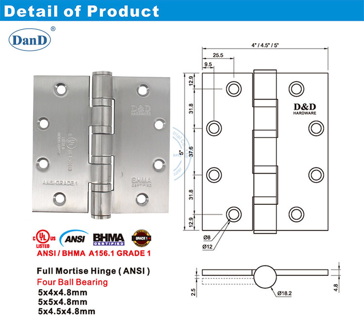 Charni&egrave;re de porte principale