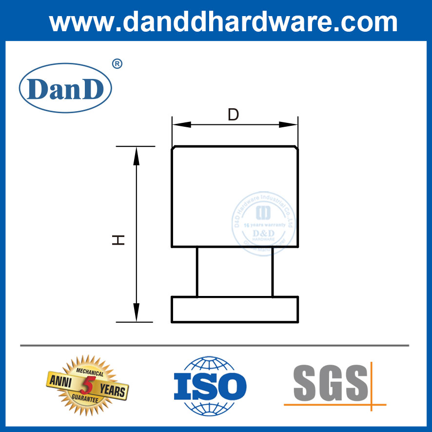 Boucles de quincaillerie d'armoire boucles de meubles en laiton en acier inoxydable-ddfh046