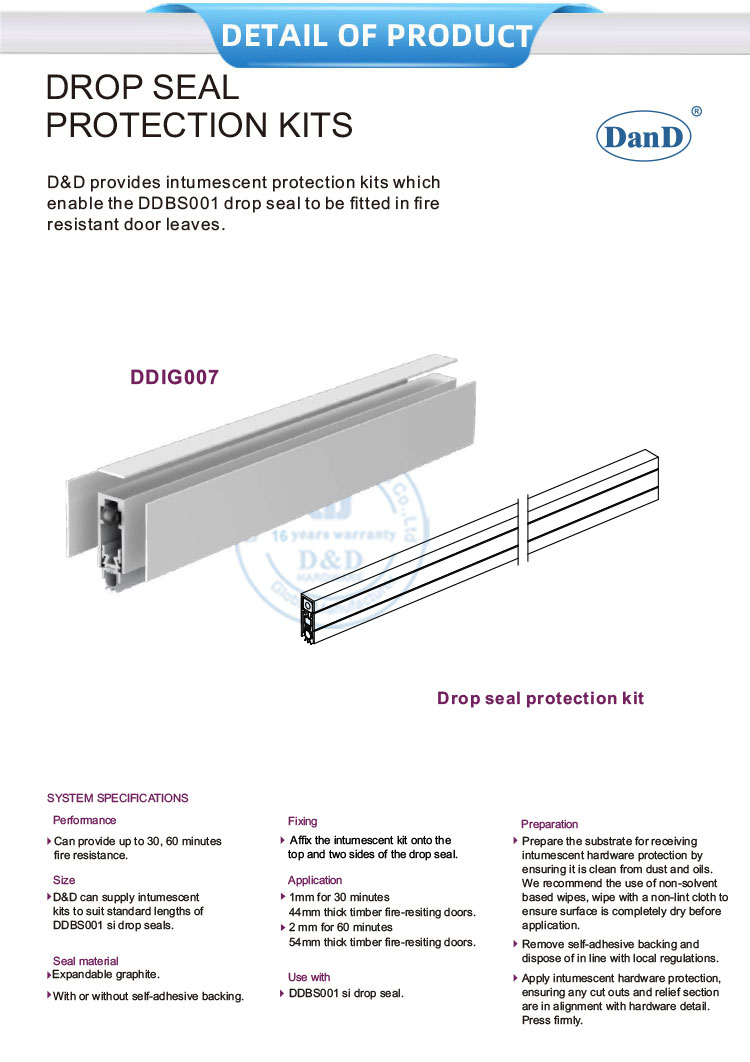 Kits de protection des joints de goutte