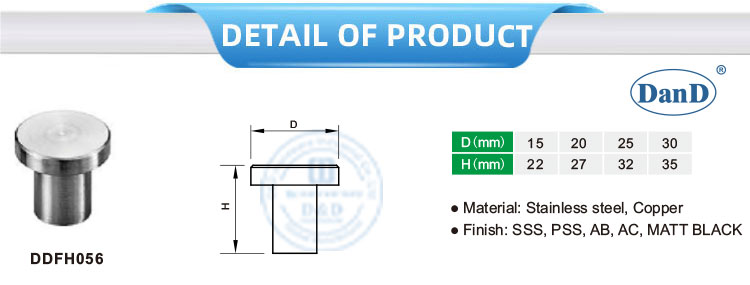 Poign&eacute;es de meubles et boutons