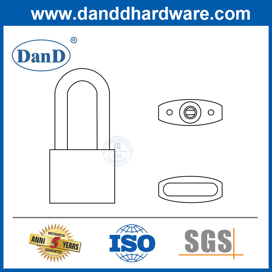 Prix ​​d'usine de sécurité en acier inoxydable serrure de porte en laiton extérieur porc-ddpl005