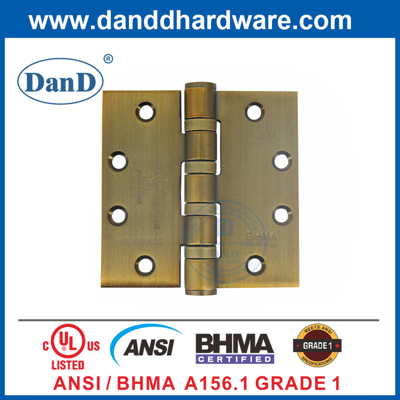 ANSI Grade 1 1 Hinge Bhma porte BHMA Hinge-DDSSS001-ANSI-1-4.5X4.6