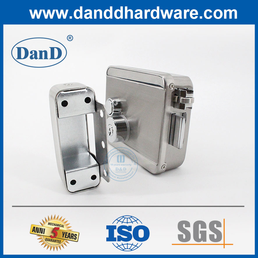 Haute sécurité extérieure de porte d'entrée Rim Double cylindre électrique Lock-Ddrl160