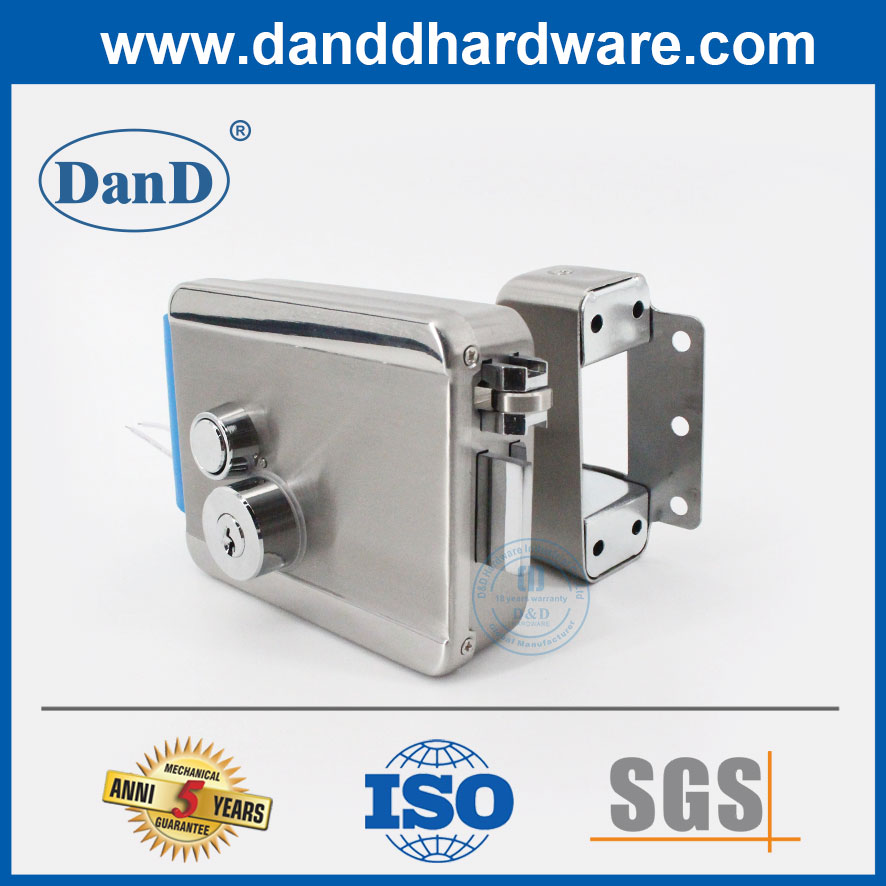 Haute sécurité extérieure de porte d'entrée Rim Double cylindre électrique Lock-Ddrl160
