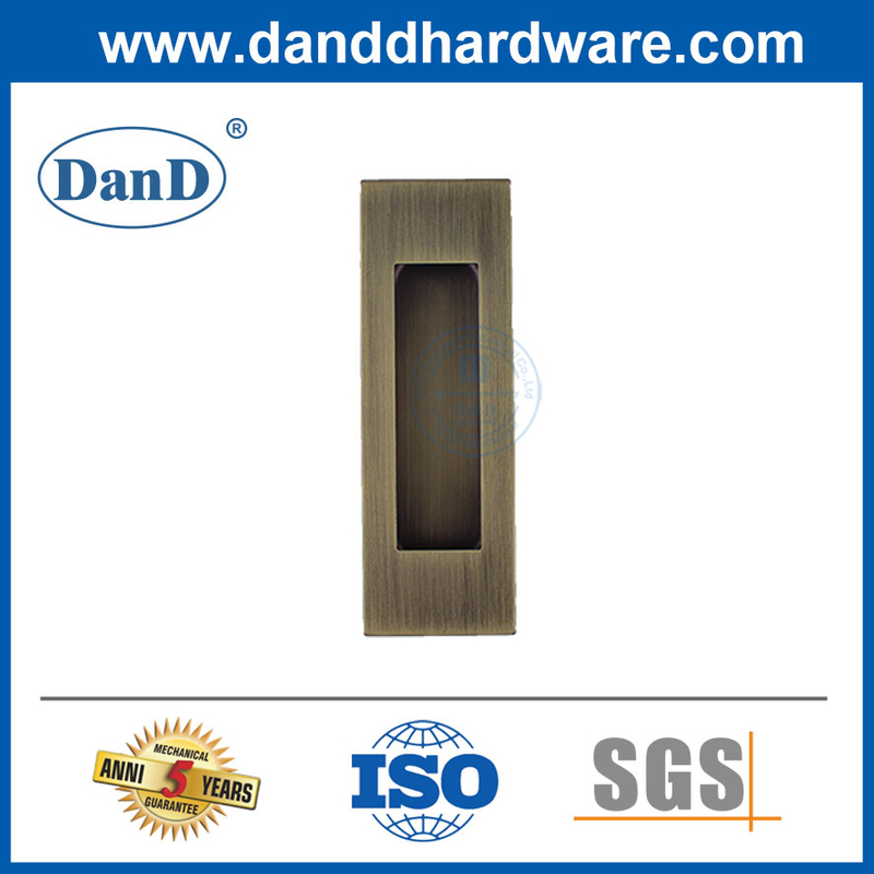 L'armoire de cuisine en laiton antique tire le tiroir en acier inoxydable Pull Hardware-DDFH009-B