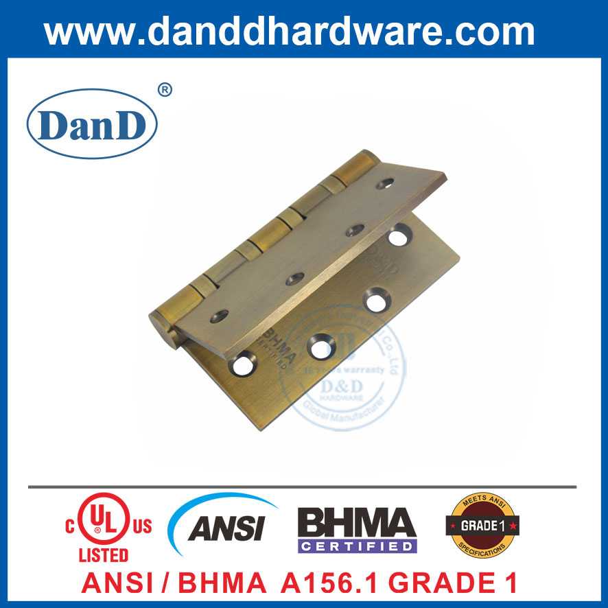 ANSI Grade 1 1 Hinge Bhma porte BHMA Hinge-DDSSS001-ANSI-1-4.5X4.6