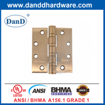 SS Hinge Satin Rose Golden BHMA Grade 1 Fire Discing Door Hinge-DDSS001-ANSI-1-4.5x4x4.6