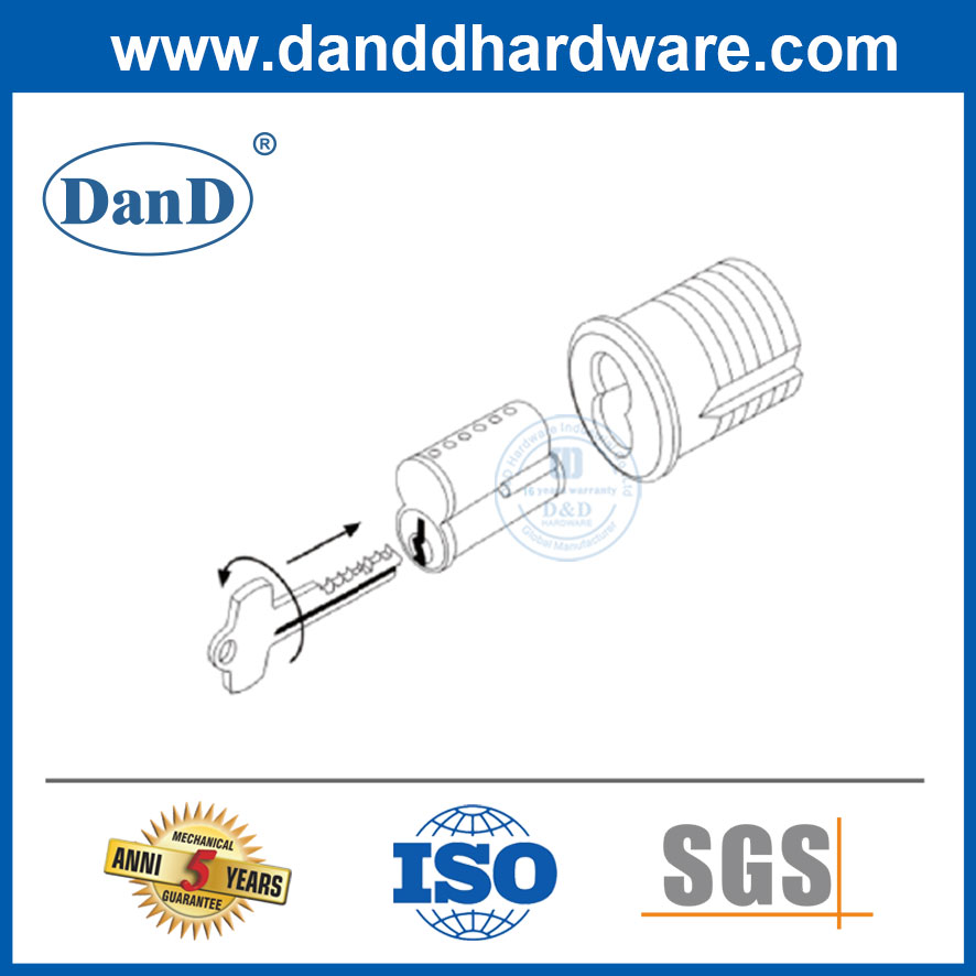 Cylindre de jante Interchangeable boîtier de carotage Sfic Cylindre de verrouillage du boîtier Sfic pour lock-ddlc016