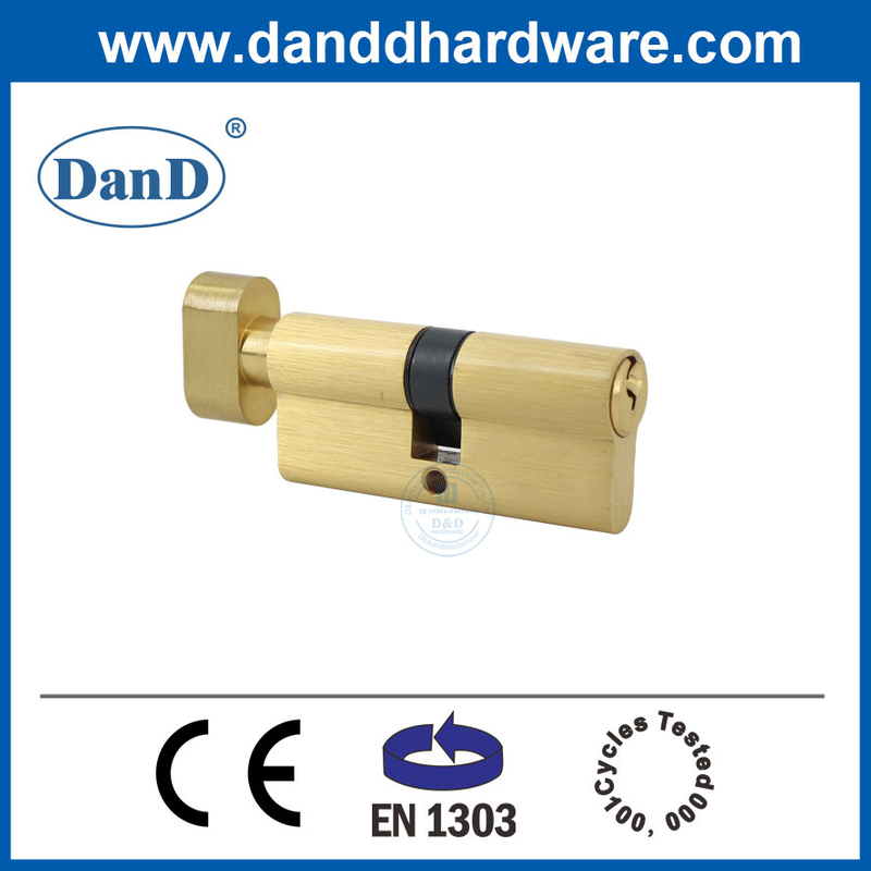 EN1303 Bouton latéral de profil Euro à haute sécurité Une touche latérale Cylinder-DDLC004-70MM-SB