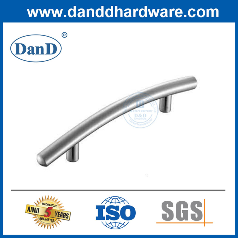 Cabinet de cuisine de meubles tire des poignées commode en acier inoxydable-DDFH029