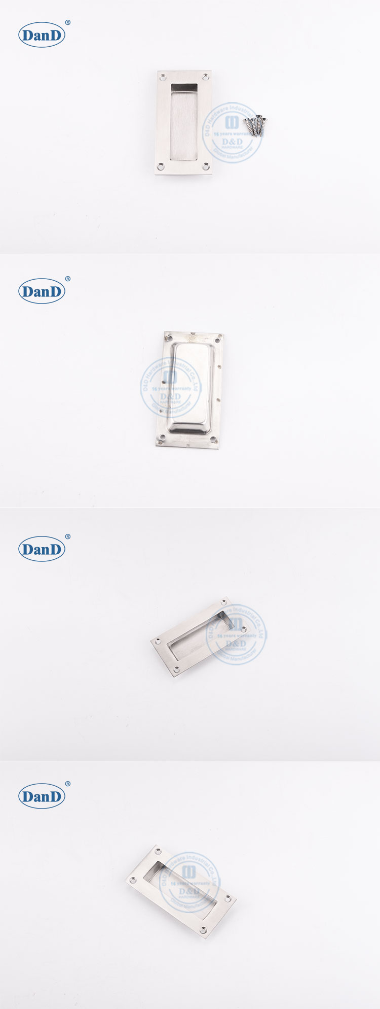 Poign&eacute;e &agrave; chasse d'eau en acier inoxydable