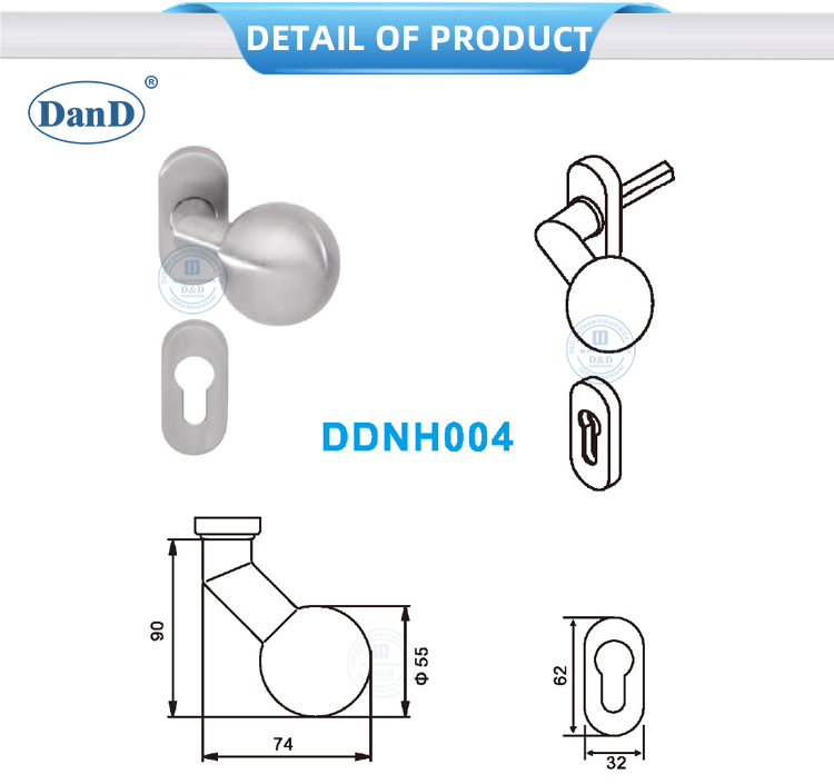 Poign&eacute;e de porte commerciale