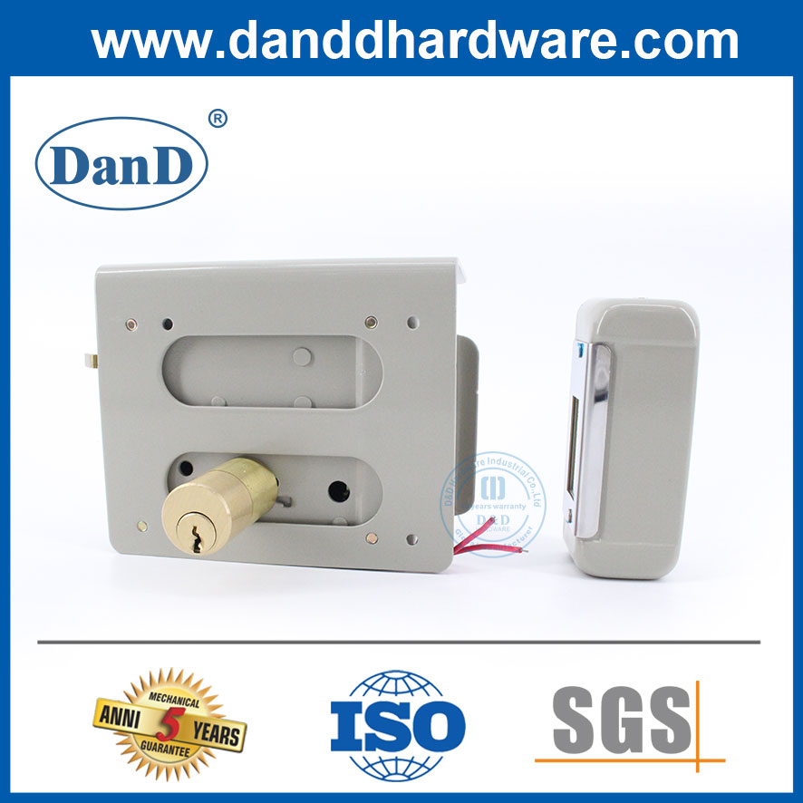 Sécurité Verrouillage électrique Métal Métalon Outdoor Rim Lock Manufacturers-DDRL045