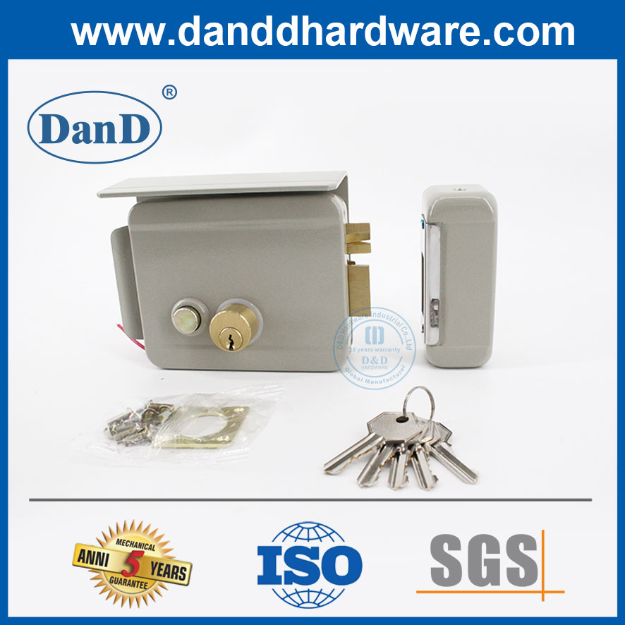 Sécurité Verrouillage électrique Métal Métalon Outdoor Rim Lock Manufacturers-DDRL045