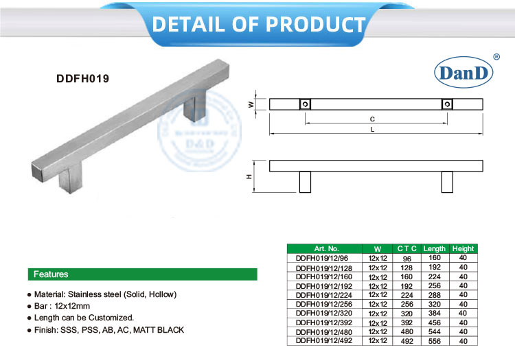 Poign&eacute;e de l'armoire
