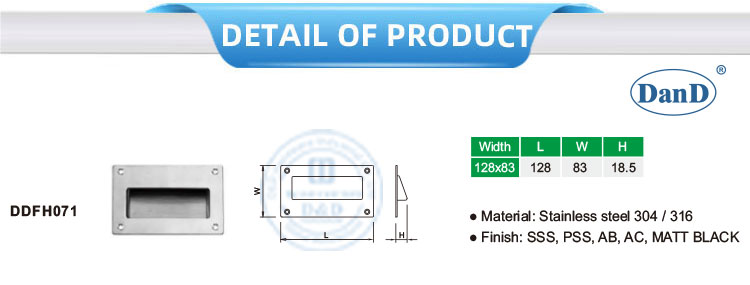 Poign&eacute;e de traction &agrave; chasse d'eau 