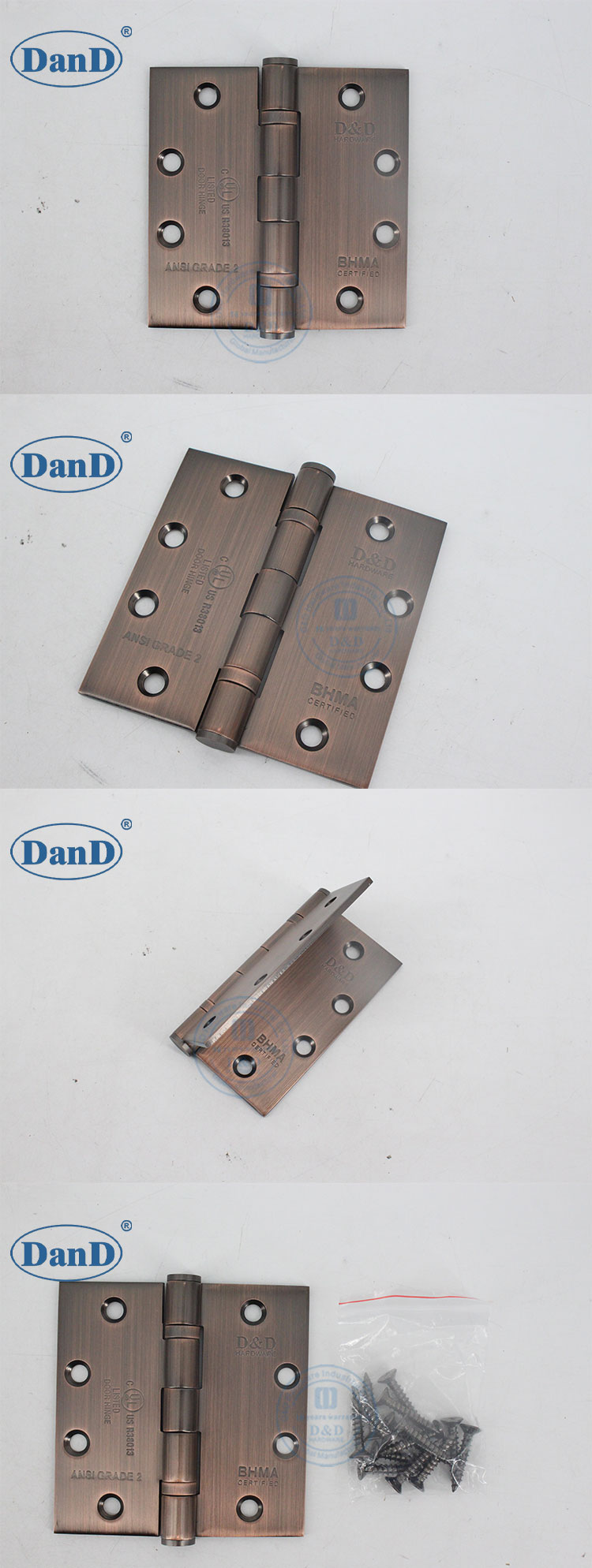 Hinges de porte d'entr&eacute;e