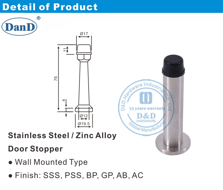 bouchon de porte d'entr&eacute;e