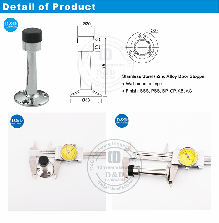 bouchon mural de porte