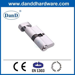 EN1303 Euro Profil Satin Chrome Morttise Morttise Key Door Lock Cylinder-ddlc004-70mm-sc