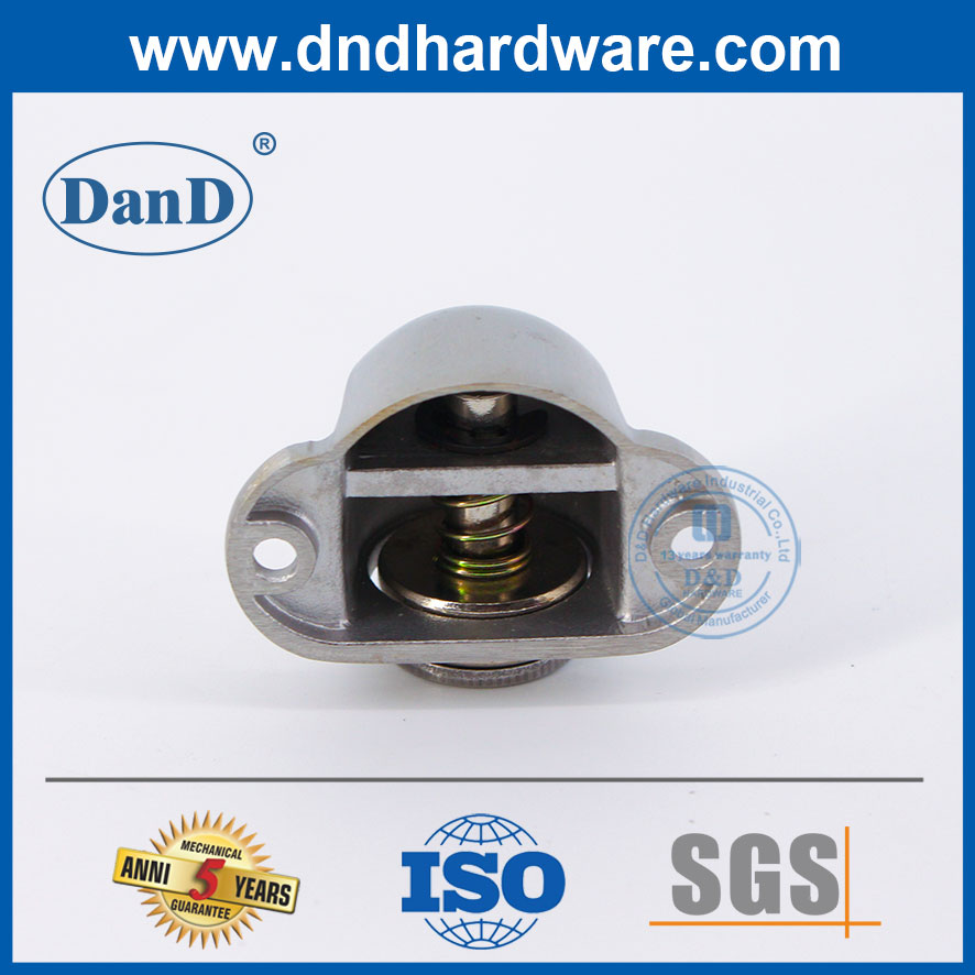 Porte montée sur sol en acier inoxydable Arrêt de porte magnétique mignonne Stoppers Holder-ddds031