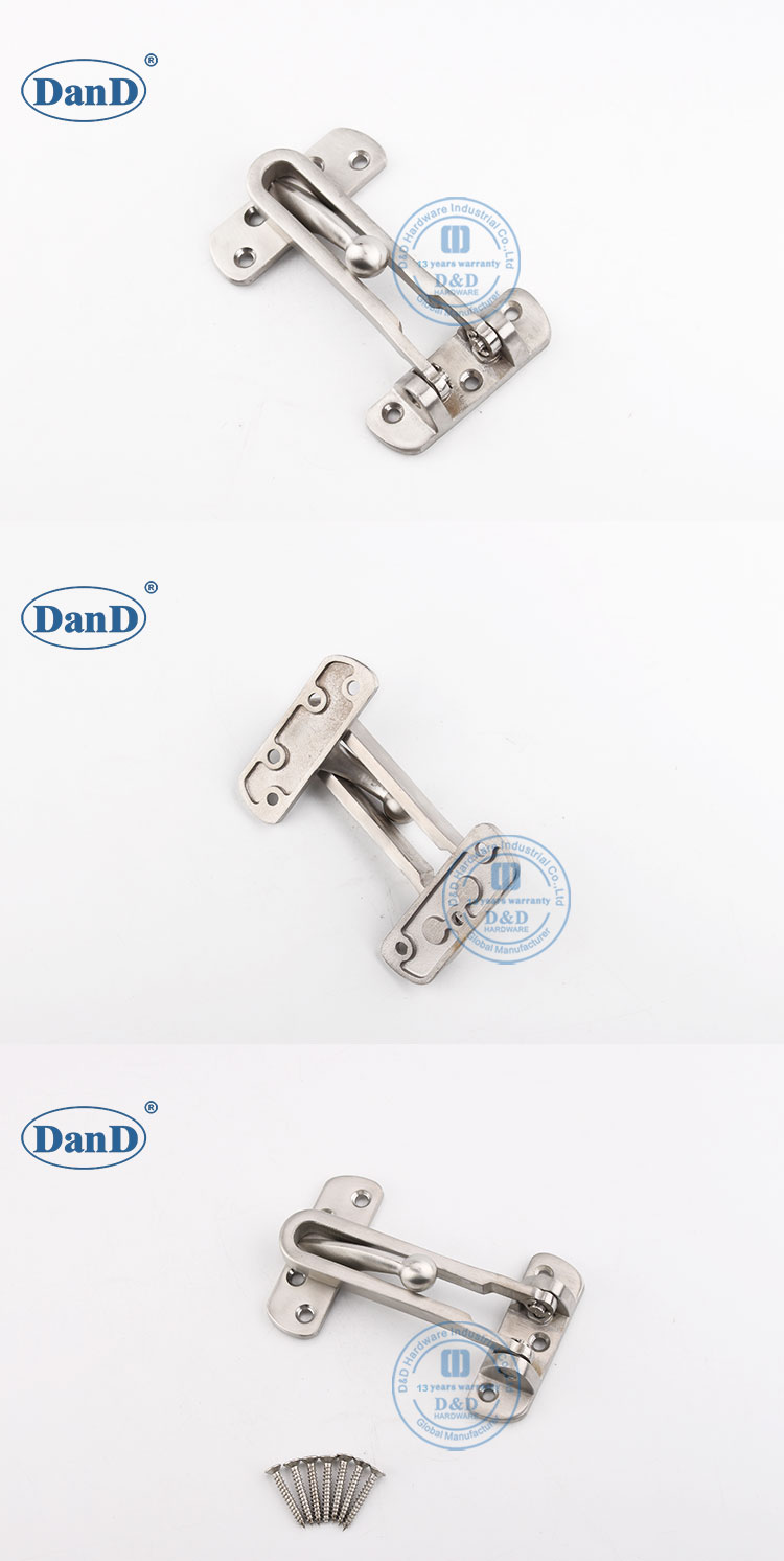 Garde de porte nickel en satin