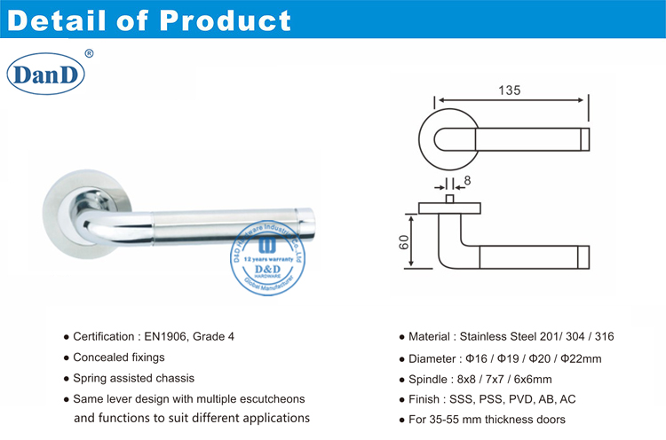 Poign&eacute;es de porte d'entr&eacute;e-d et d mat&eacute;riel