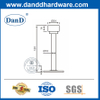 Porte blanche de haute qualité Arrêt en acier inoxydable Meilleur arrêt de porte intérieure-DDDS018