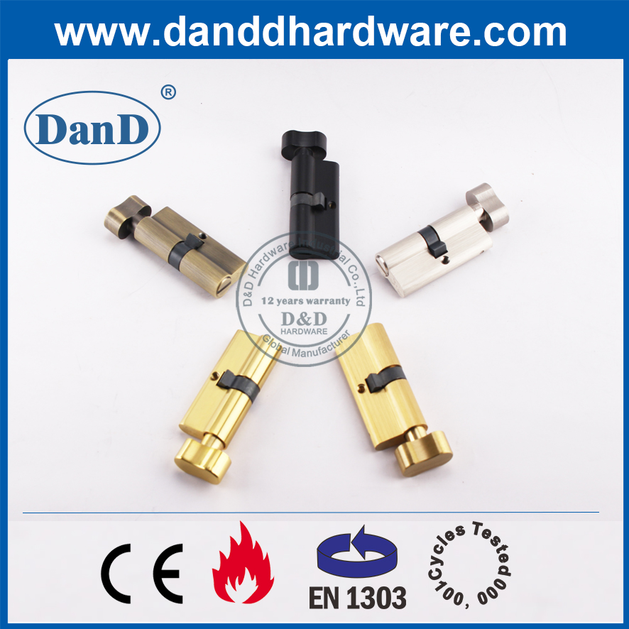 Cylindre à double sécurité en laiton en laiton haute sécurité - DDLC012