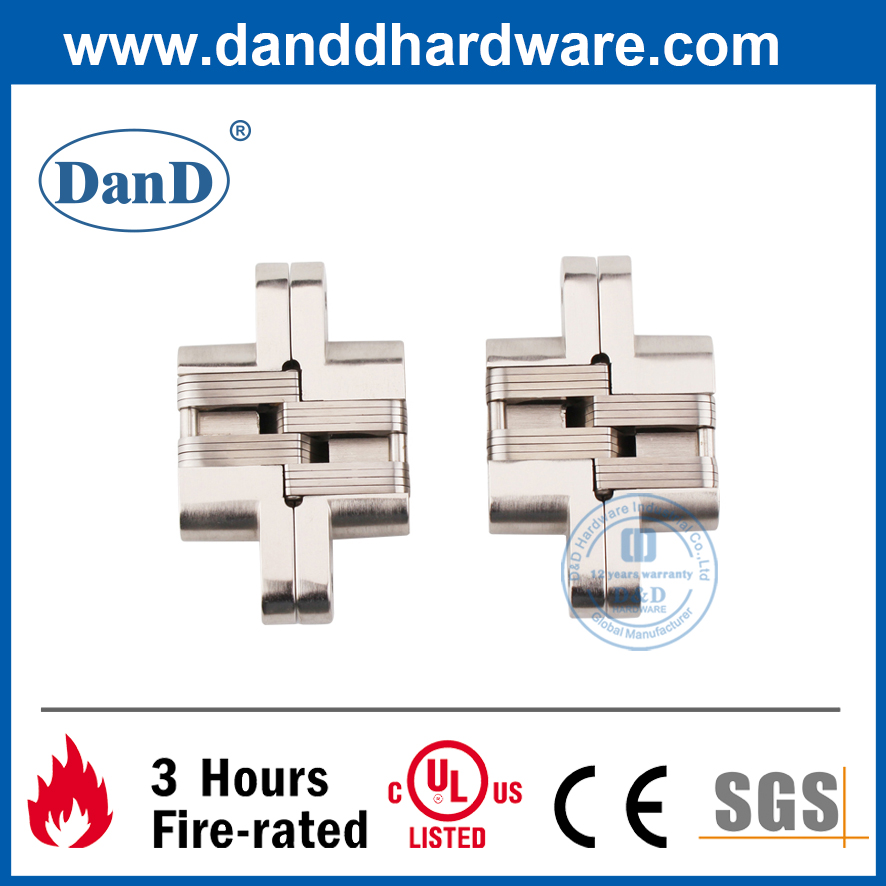 Charnière dissimulée de sécurité en alliage de zinc pour une double porte extérieure -DDDCH007-G5