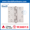 Argent extérieur charnière ul répertorié en acier inoxydable Hinge-DDSSS002-FR-4.5x4.5x3.4