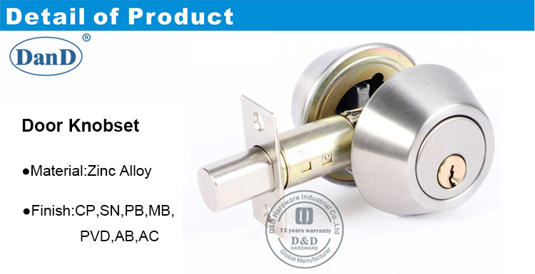 Hardware d'entr&eacute;e LockSet-DDLK023-D et D