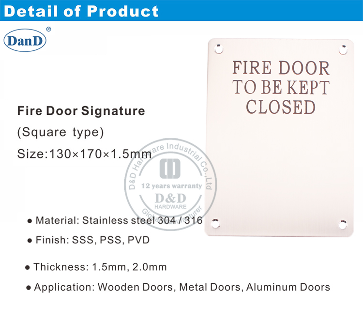 PLAQUE SIGNATURE PLAQUET-D et D