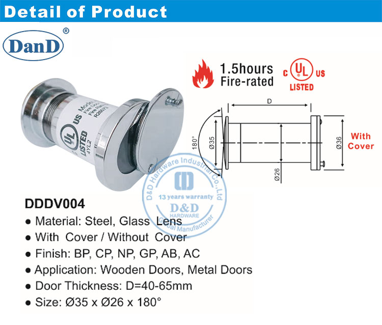 Peep Viewer-D et D Hardware