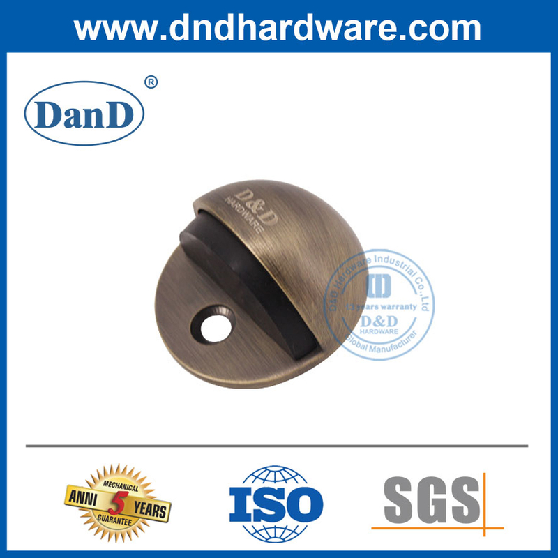  Porte de sol en alliage en alliage zinc arrêt de porte en laiton pour appartement-ddds005