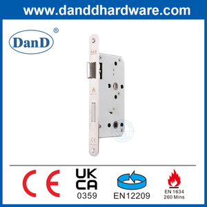 Certification Certification Fireproof Lock en acier inoxydable verrouillage de mortaise pour salle de bain-ddml012r-5578