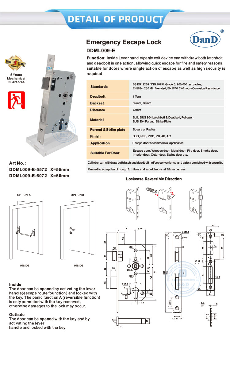 Corps de verrouillage de porte