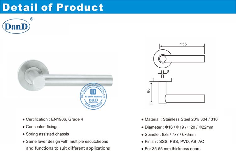 Poign&eacute;es de porte composites-d et d mat&eacute;riel D et D