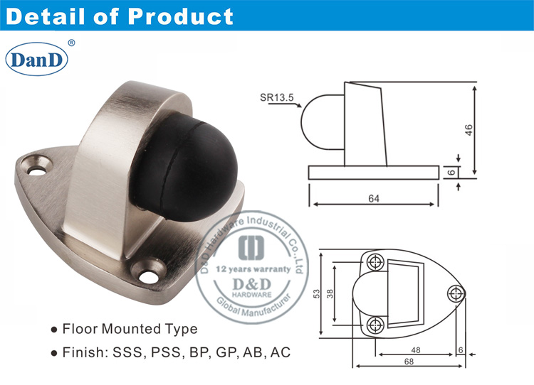 Hardware interne Door Stop-D et D