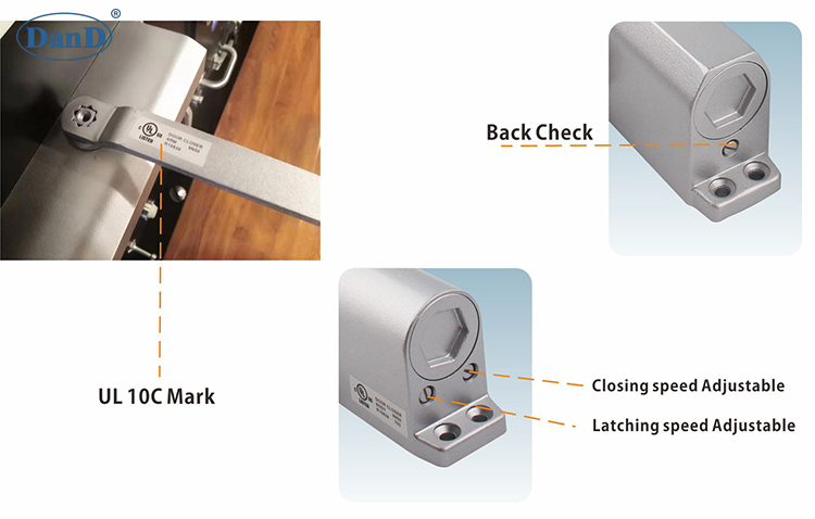 Porte de feu Closers-d et D mat&eacute;riel