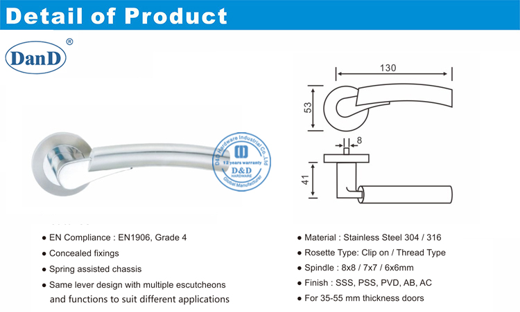 Meilleur Lever de porte moderne-D et D