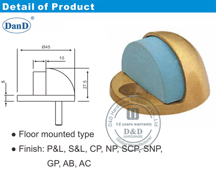 Stopper de porte et quincaillerie D