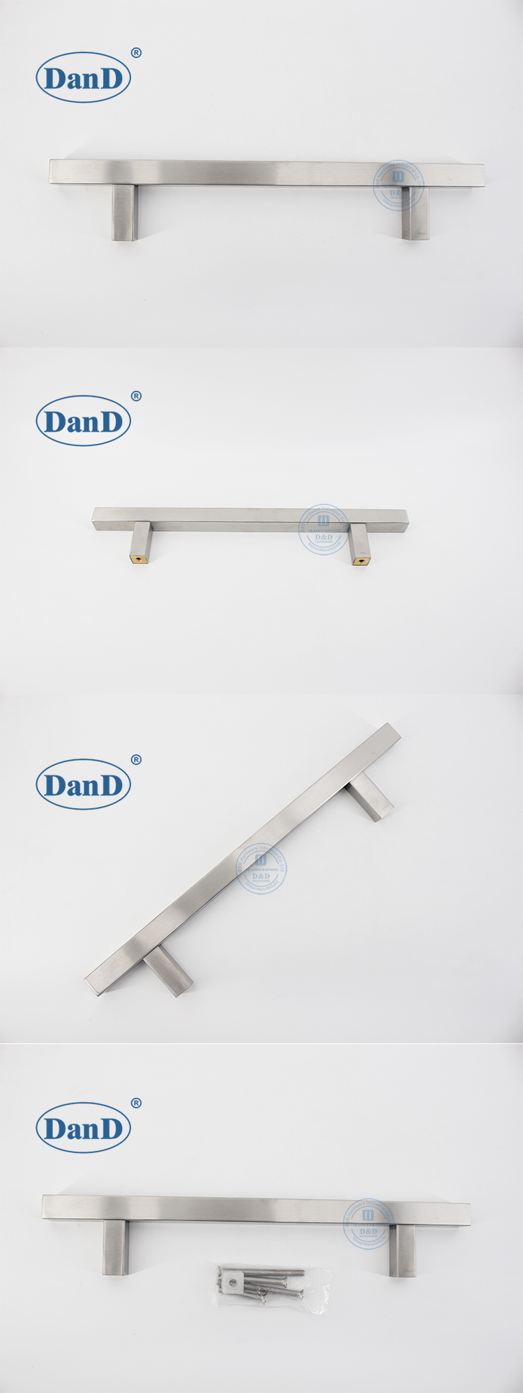 poign&eacute;es de porte de traction en argent