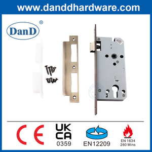 Sécurité de haute qualité Antique Brass Europe Mortise Door Body Lock avec CE EN12209-DDML009-5572