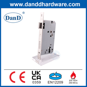 Market européen CE en acier inoxydable Fire de sécurité de porte d'entrée Rende de sécurité pour la porte-ddml009-6072