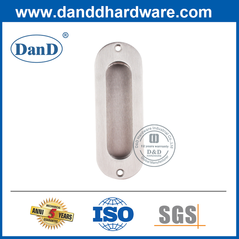 Forme ovale en acier inoxydable Handle Flush-DDFH009
