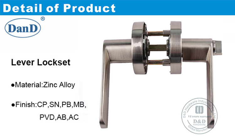 Hardware Lock-DDLK095-D et D du levier de porte